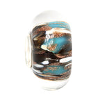 Ogerbeads Luxurious Pixiedust black; blue; gold glass Bead by The Alternative Bead. Your official Ogerbeads Retailer from Germany