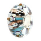 Ogerbeads Luxurious Pixiedust Flowers black; blue; gold glass Bead by The Alternative Bead. Your official Ogerbeads Retailer from Germany