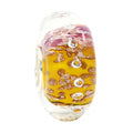 Ogerbeads Boho Diamonds Pixiedust pink and orange and gold glass Bead by The Alternative Bead. Your official Ogerbeads Retailer from Germany