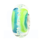 Ogerbeads Bermuda Diamonds green; blue glass Bead by The Alternative Bead. Your official Ogerbeads Retailer from Germany
