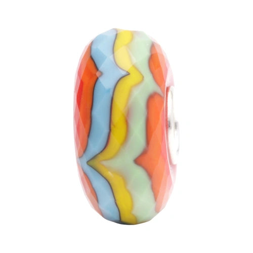 Ogerbeads Vibrant Ribbon Fragments orange; blue; yellow; green; red glass Bead by The Alternative Bead. Your official Ogerbeads Retailer from Germany