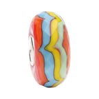 Ogerbeads Vibrant Ribbon Fragments orange; blue; yellow; green; red glass Bead by The Alternative Bead. Your official Ogerbeads Retailer from Germany