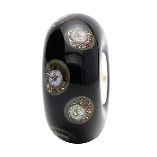 Ogerbeads Drops of Gold black; gold glass Bead by The Alternative Bead. Your official Ogerbeads Retailer from Germany