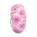 Ogerbeads Violetta Pink Clover pink glass Bead by The Alternative Bead. Your official Ogerbeads Retailer from Germany