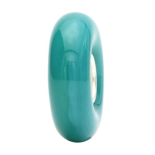 Ogerbeads Teal Slim Elemental blue; green glass Spacer by The Alternative Bead. Your official Ogerbeads Retailer from Germany