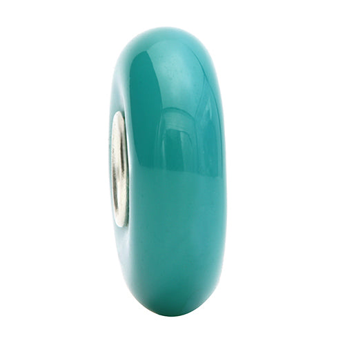 Ogerbeads Teal Slim Elemental blue; green glass Spacer by The Alternative Bead. Your official Ogerbeads Retailer from Germany
