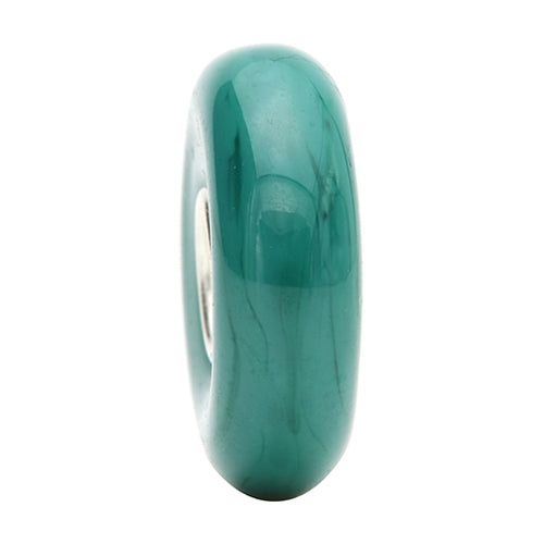 Ogerbeads Emerald Slim Elemental blue; green glass Spacer by The Alternative Bead. Your official Ogerbeads Retailer from Germany