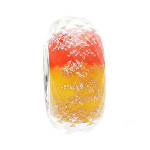 Ogerbeads Orange Amber Pixiedust Fragments orange; red; gold glass Bead by The Alternative Bead. Your official Ogerbeads Retailer from Germany