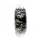Ogerbeads Black Slim Moonlight Fragments black; glow-in-the-dark glass Spacer by The Alternative Bead. Your official Ogerbeads Retailer from Germany