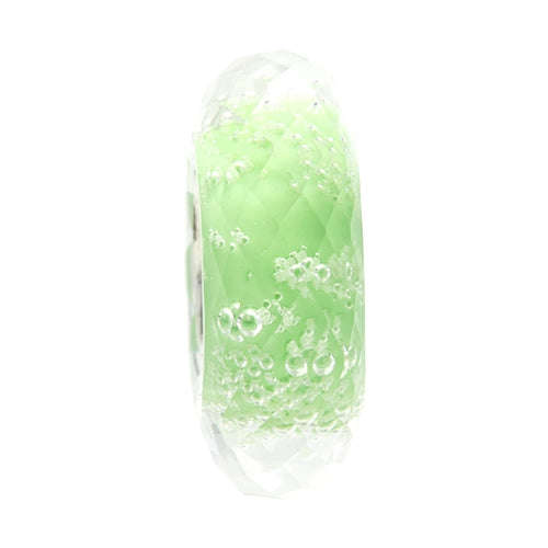 Ogerbeads Poison Apple Slim Moonlight Fragments green; glow-in-the-dark glass Spacer by The Alternative Bead. Your official Ogerbeads Retailer from Germany