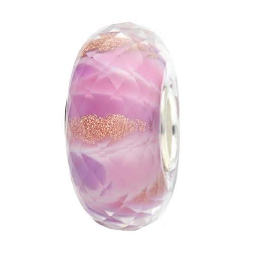 Ogerbeads Cupid’s Kiss Goldrush Fragments pink and gold glass Bead by The Alternative Bead. Your official Ogerbeads Retailer from Germany