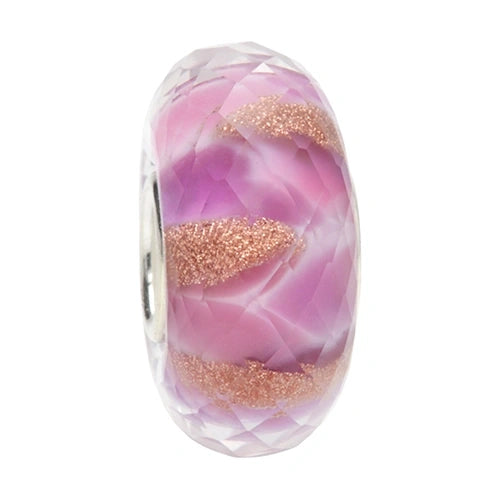 Ogerbeads Cupid’s Kiss Goldrush Fragments pink and gold glass Bead by The Alternative Bead. Your official Ogerbeads Retailer from Germany