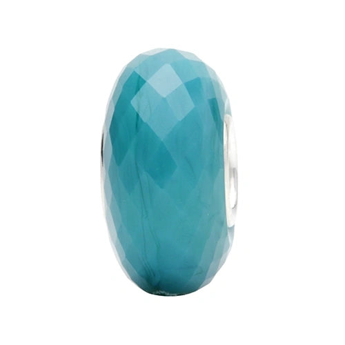 Ogerbeads Teal Tiny Elemental Fragments blue glass Spacer by The Alternative Bead. Your official Ogerbeads Retailer from Germany