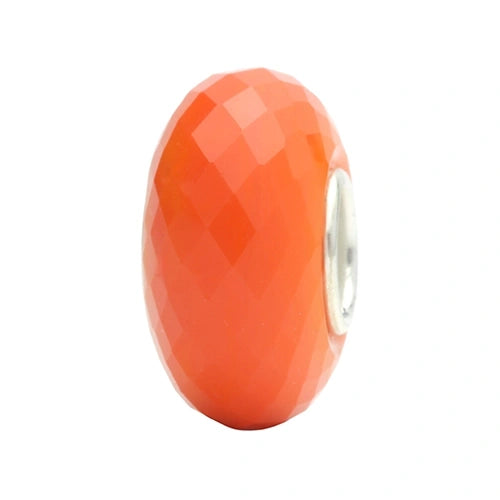 Ogerbeads Tangerine Tiny Elemental Fragment orange glass Spacer by The Alternative Bead. Your official Ogerbeads Retailer from Germany