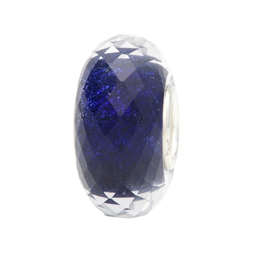 Ogerbeads Galaxy Sparkle Tiny Elemental Fragments black and purple and blue glass Spacer by The Alternative Bead. Your official Ogerbeads Retailer from Germany