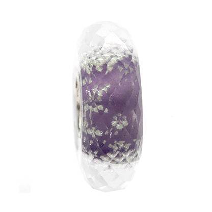 Ogerbeads Violet Slim Moonlight Fragments purple; glow-in-the-dark glass Spacer by The Alternative Bead. Your official Ogerbeads Retailer from Germany