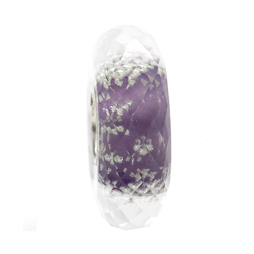 Ogerbeads Violet Slim Moonlight Fragments purple; glow-in-the-dark glass Spacer by The Alternative Bead. Your official Ogerbeads Retailer from Germany