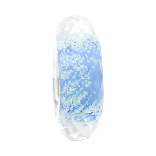 Ogerbeads Sapphire Slim Moonlight Framents blue; glow-in-the-dark glass Spacer by The Alternative Bead. Your official Ogerbeads Retailer from Germany