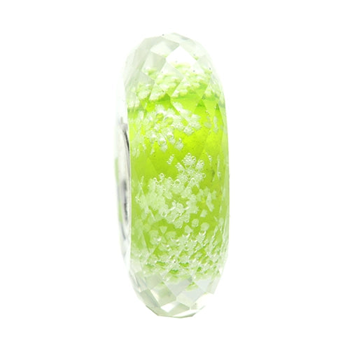 Ogerbeads Moss Slim Moonlight Fragments green; glow-in-the-dark glass Spacer by The Alternative Bead. Your official Ogerbeads Retailer from Germany