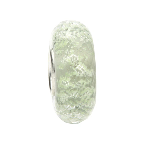 Ogerbeads Iron Slim Tiny Moonlight Fragments glow-in-the-dark; gray glass Spacer by The Alternative Bead. Your official Ogerbeads Retailer from Germany