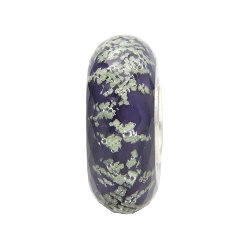 Ogerbeads Midnight Slim Tiny Moonlight Fragments glow-in-the-dark; purple glass Spacer by The Alternative Bead. Your official Ogerbeads Retailer from Germany