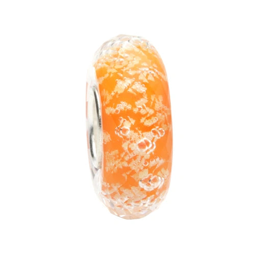 Ogerbeads Mango Slim Tiny Moonlight Fragments glow-in-the-dark; orange glass Spacer by The Alternative Bead. Your official Ogerbeads Retailer from Germany