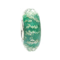 Ogerbeads Pacific Slim Tiny Moonlight Fragments glow-in-the-dark; green glass Spacer by The Alternative Bead. Your official Ogerbeads Retailer from Germany