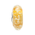 Ogerbeads Amber Sunrise Slim Tiny Moonlight Fragments glow-in-the-dark; yellow glass Spacer by The Alternative Bead. Your official Ogerbeads Retailer from Germany