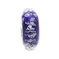 Ogerbeads Delft Blue Slim Tiny Moonlight Fragments glow-in-the-dark and blue and purple glass Spacer by The Alternative Bead. Your official Ogerbeads Retailer from Germany