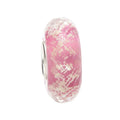 Ogerbeads Dark Rose Slim Tiny Moonlight Fragments glow-in-the-dark and pink glass Spacer by The Alternative Bead. Your official Ogerbeads Retailer from Germany