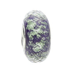 Ogerbeads Midnight Tiny Moonlight Fragments glow-in-the-dark; purple glass Spacer by The Alternative Bead. Your official Ogerbeads Retailer from Germany