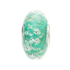 Ogerbeads Pacific Tiny Moonlight Fragments glow-in-the-dark; blue glass Spacer by The Alternative Bead. Your official Ogerbeads Retailer from Germany