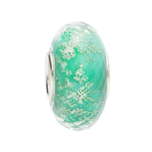 Ogerbeads Pacific Tiny Moonlight Fragments glow-in-the-dark; blue glass Spacer by The Alternative Bead. Your official Ogerbeads Retailer from Germany