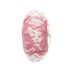 Ogerbeads Dark Rose Tiny Moonlight Fragments glow-in-the-dark; pink glass Spacer by The Alternative Bead. Your official Ogerbeads Retailer from Germany
