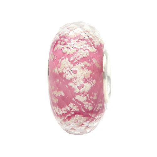 Ogerbeads Dark Rose Tiny Moonlight Fragments glow-in-the-dark; pink glass Spacer by The Alternative Bead. Your official Ogerbeads Retailer from Germany