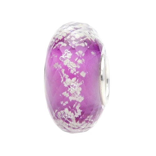 Ogerbeads Violetta Tiny Moonlight Fragments glow-in-the-dark; purple glass Spacer by The Alternative Bead. Your official Ogerbeads Retailer from Germany