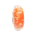 Ogerbeads Tangerine Slim Tiny Moonlight Fragments glow-in-the-dark and orange glass Spacer by The Alternative Bead. Your official Ogerbeads Retailer from Germany