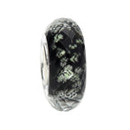 Ogerbeads Black Slim Tiny Moonlight Fragments glow-in-the-dark; black glass Spacer by The Alternative Bead. Your official Ogerbeads Retailer from Germany