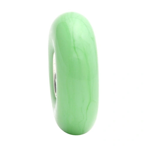 Ogerbeads Mint Slim Elemental green glass Spacer by The Alternative Bead. Your official Ogerbeads Retailer from Germany