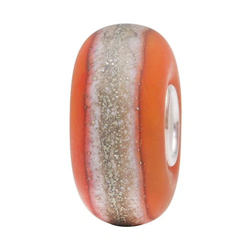 Ogerbeads Tangerine StoneHedge Mist orange glass Bead by The Alternative Bead. Your official Ogerbeads Retailer from Germany