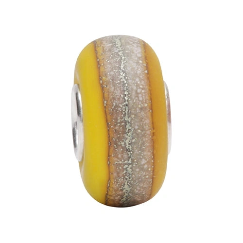 Ogerbeads Sun Tiny StoneHedge Mist yellow glass Bead by The Alternative Bead. Your official Ogerbeads Retailer from Germany