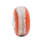 Ogerbeads Tangerine Tiny StoneHedge Mist orange glass Bead by The Alternative Bead. Your official Ogerbeads Retailer from Germany