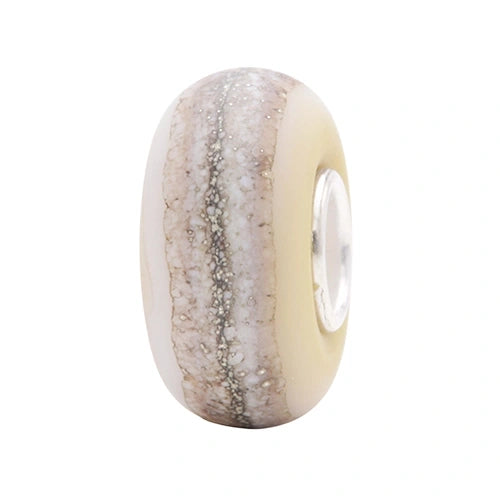 Ogerbeads Lemon Cream Tiny StoneHedge Mist gray glass Bead by The Alternative Bead. Your official Ogerbeads Retailer from Germany