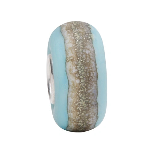 Ogerbeads Splash Tiny StoneHedge Mist blue glass Bead by The Alternative Bead. Your official Ogerbeads Retailer from Germany