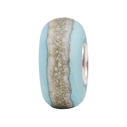 Ogerbeads Splash Tiny StoneHedge Mist blue glass Bead by The Alternative Bead. Your official Ogerbeads Retailer from Germany