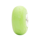Ogerbeads Apple Tiny Mist Elemental green glass Bead by The Alternative Bead. Your official Ogerbeads Retailer from Germany