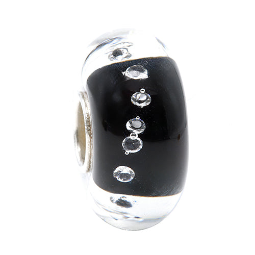  Ogerbeads Black Diamonds Bead by The Alternative Bead 