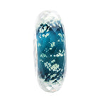 Ogerbeads Sacramento Slim Moonlight Fragments blue; glow-in-the-dark glass Spacer by The Alternative Bead. Your official Ogerbeads Retailer from Germany