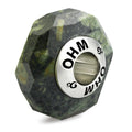 OHM Beads Abstract Aspects black and green natural-stone Bead by The Alternative Bead. Your official OHM Beads Retailer from Germany