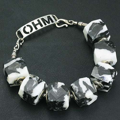 OHM Beads OROQ NO. 15 Yin Yang Yours black and white natural-stone Bead by The Alternative Bead. Your official OHM Beads Retailer from Germany